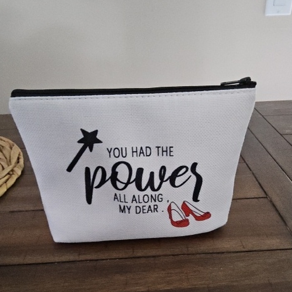 White and Black Women's Pouch